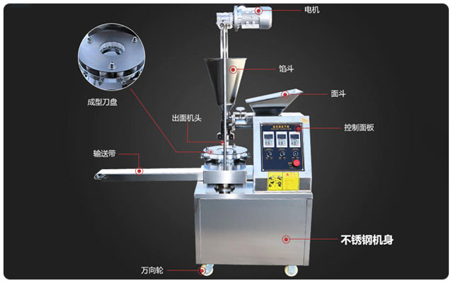 kr-350型全自動(dòng)包子機(jī)