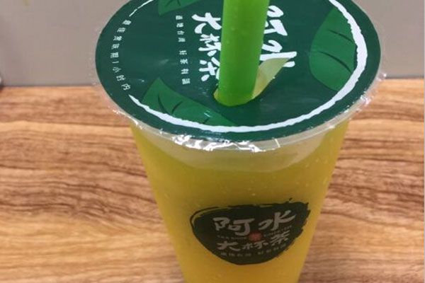 開一家阿水大杯茶店